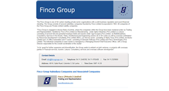 Desktop Screenshot of fincogroup.com