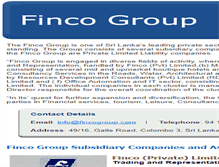 Tablet Screenshot of fincogroup.com